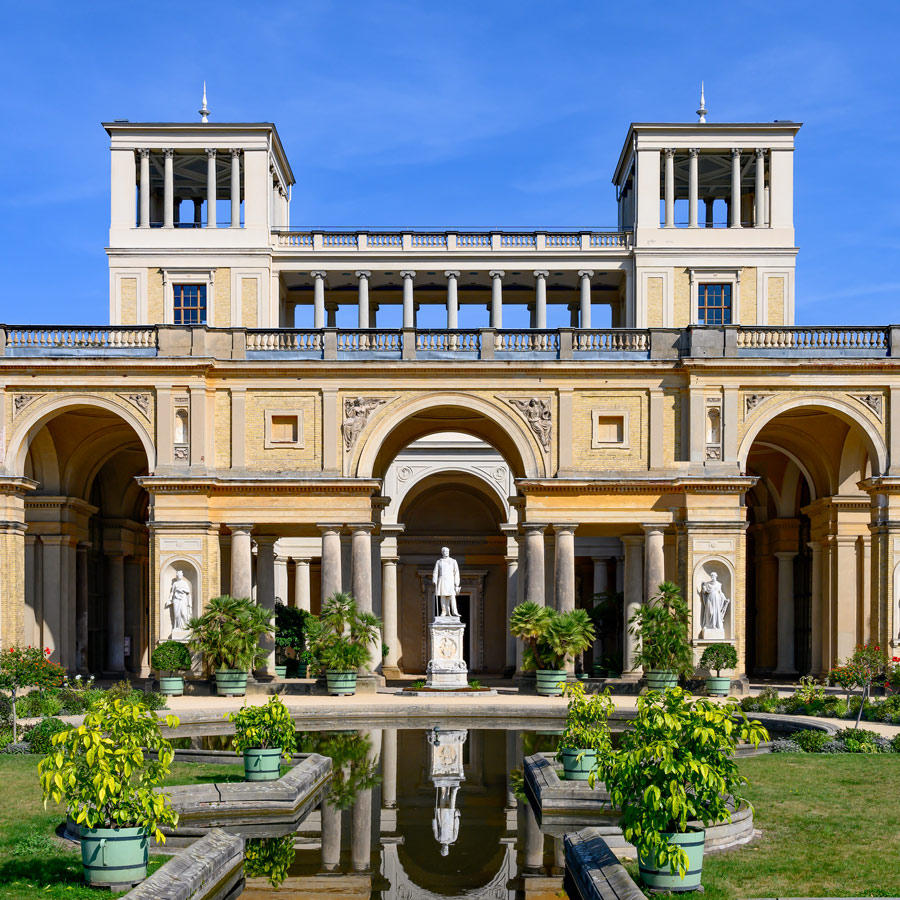 Die Orangerie im Park Sanssouci