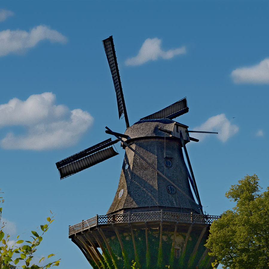 Historische Mühle im Park Sanssouci