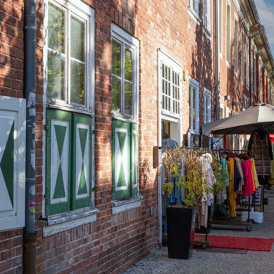 Außendekoration im Holländerviertel