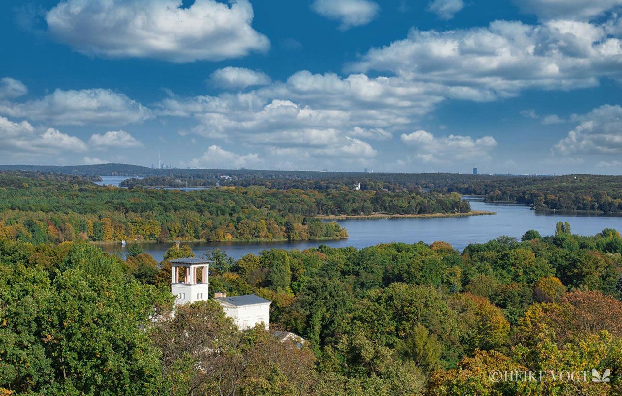 Panoramablick vom Schloss Belvedere