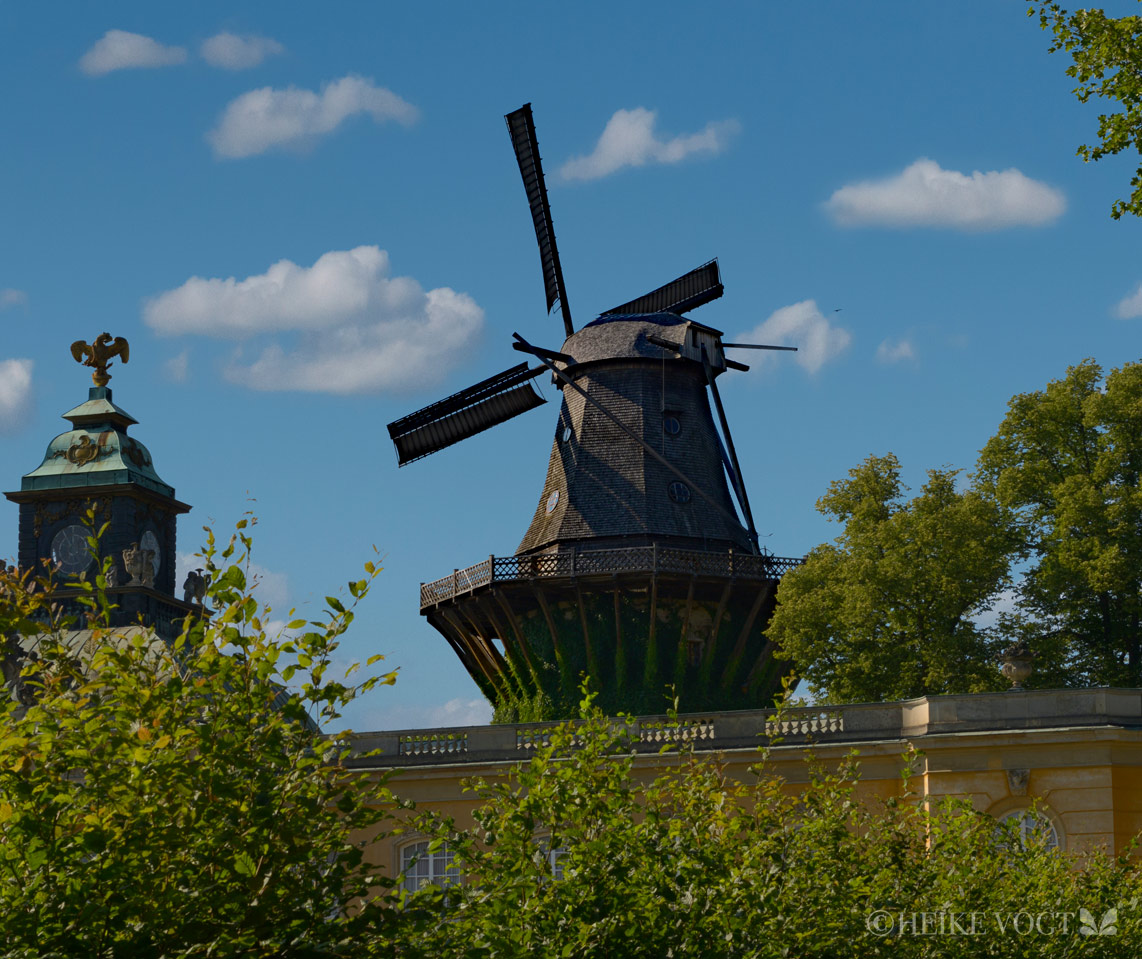 Historische Mühle im Park Sanssouci